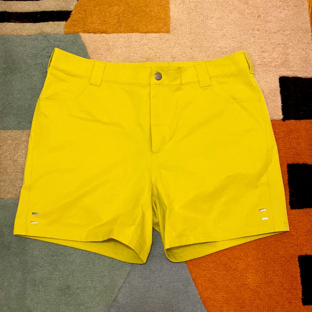BRAND NEW - 34/XL Machines for Freedom Key Shorts - citronelle - bike shorts